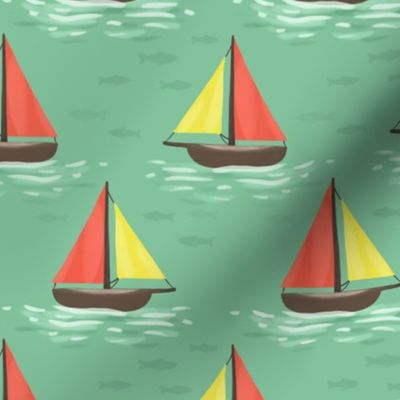 Toy Sailboats