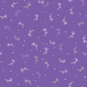 simple purple blooms by rysunki_malunki