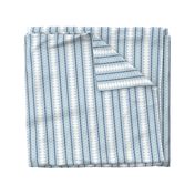 Blue and Navy Indienne Stripe Vertical