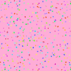 Sugar Confetti on Pink