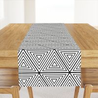 Bold Black and White Triangles