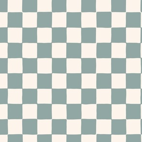 checkers wallpaper large scale retro checkerboard in Blue