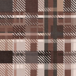 Dark Academia - Rustic Plaid / Large