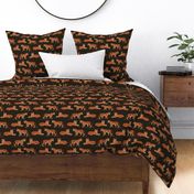 Simple Tiger Pattern Charcoal - Medium