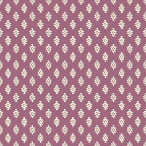 Vintage Boho Motif Pattern Purple