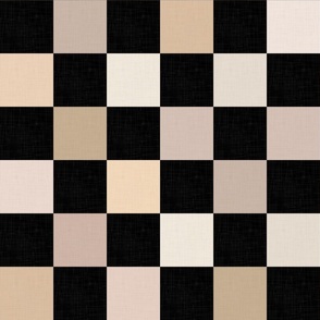 Checks in Dark and Neutral Shades / Large