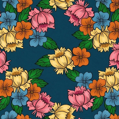 Hawaiian Moo Moo Fabric, Wallpaper and Home Decor | Spoonflower