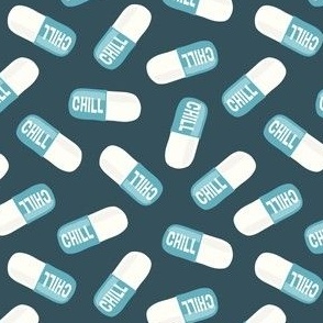 (small scale) Chill Pills - dark blue - LAD22