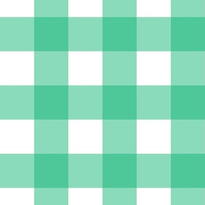 3 inch gingham green