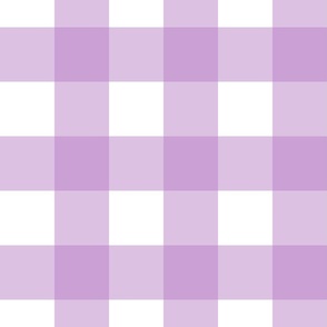 3 inch gingham lilac