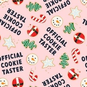 Official Cookie Taster - Christmas Sugar Cookies - pink - LAD22