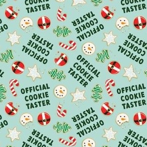(small scale) Official Cookie Taster - Christmas Sugar Cookies - mint - LAD22