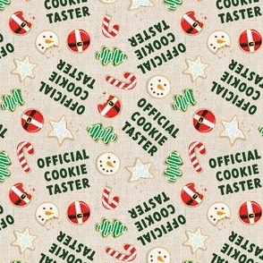 (small scale) Official Cookie Taster - Christmas Sugar Cookies - natural - LAD22