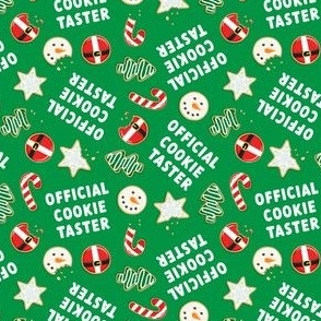 (small scale) Official Cookie Taster - Christmas Sugar Cookies - green - LAD22