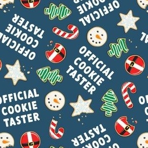 Official Cookie Taster - Christmas Sugar Cookies - blue - LAD22