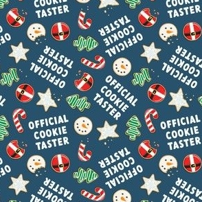 (small scale) Official Cookie Taster - Christmas Sugar Cookies - blue - LAD22