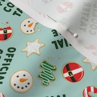 Official Cookie Taster - Christmas Sugar Cookies - mint - LAD22