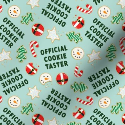 Official Cookie Taster - Christmas Sugar Cookies - mint - LAD22