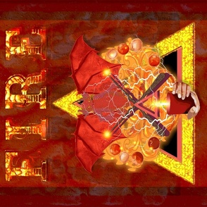 WH - Wiccan Fire element-Poster