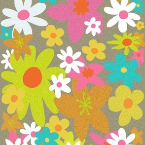 Retro Floral Punch