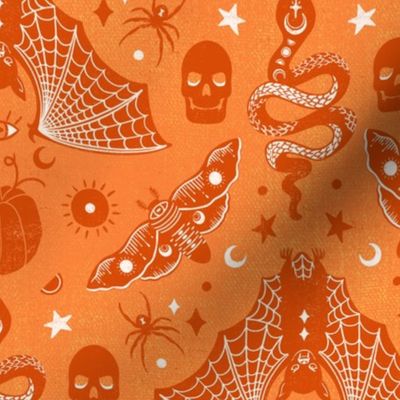 Gothic Halloween All Orange by Angel Gerardo