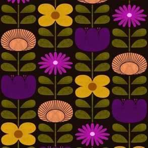 Mid-Century Modern Blooms