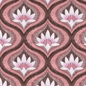 70s lilies pink