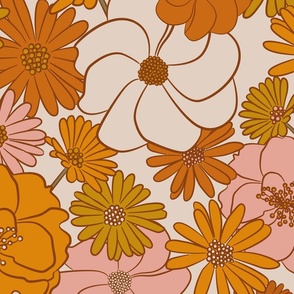 Retro Florals – Large