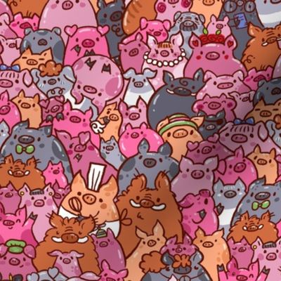 So Many Pigs!