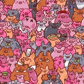 So Many Pigs!