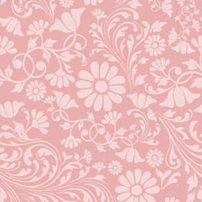 floral vintage pattern rose