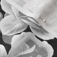 Monochrome Textured Pop Art Roses - large