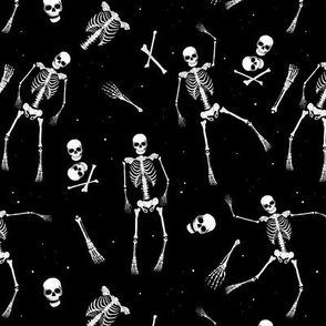 HD wallpaper Halloween Skulls Decorations autumn fall spooky scary  human skeleton  Wallpaper Flare