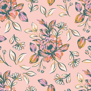 Vintage-floral-Curtain