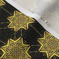 Shimmering Geometric Stars - Extra Small