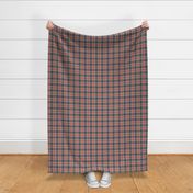 Headmaster Plaid - Navy Blue Red Small Scale