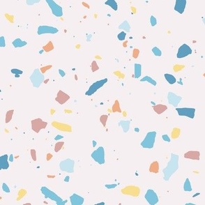 Terrazzo On Pinkish off white