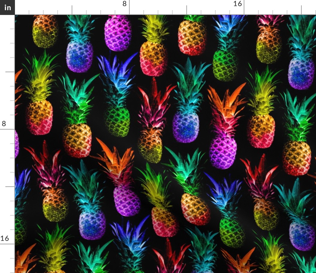 Pineapple Rainbow (medium scale) 