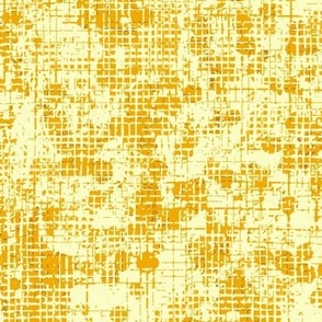 Golden Yellow Linen Dots, 12 inch