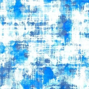 Softened Dotted Linen, Blue tones, 12 in