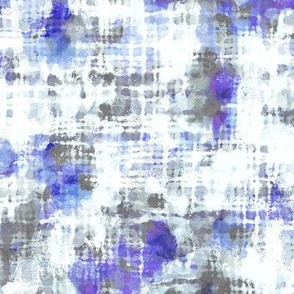 Softened Dotted Linen, violet tones, 24 in