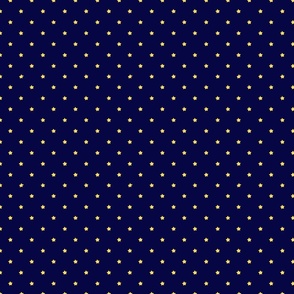 Navy Yellow Stars Pattern