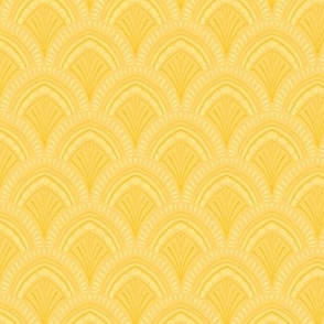 Boho fan arch deep yellow ochre Regular Scale by Jac Slade.jpg