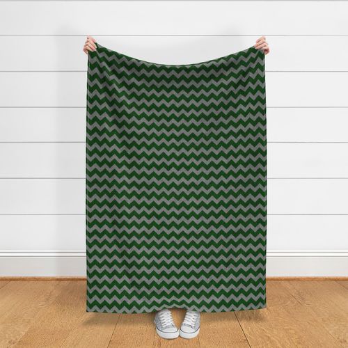 Snake House Chevron Green and Silver large scale