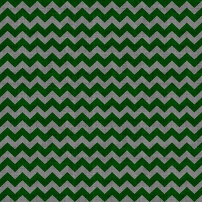 Snake House Chevron Green and Silver  small scale