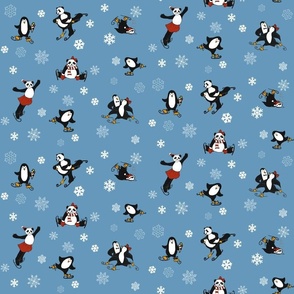 Penguins and Pandas on  ice - jeans fond