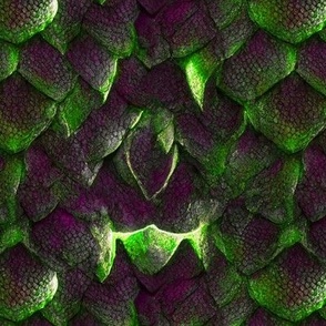 Dragon  Scale green poison pattern