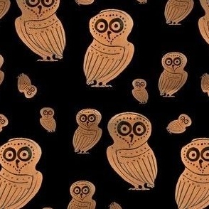 Athena's Halloween Owls