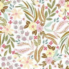 Gouache Floral Pattern