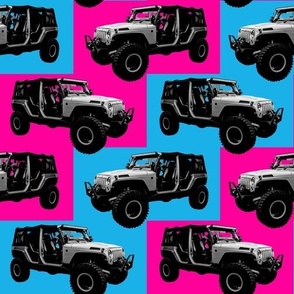 Jeep ZigZag Pink & Blue